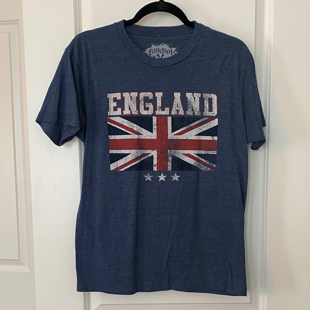 Fifth Sun Navy England Flag Tee